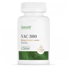 NAC 300 (N-acetil-L-cisteína) 150 Tabs Ostrovit